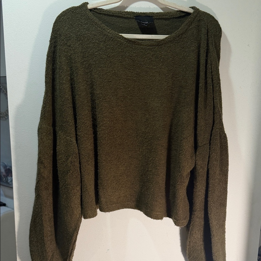 Olive Green Women's Sweater